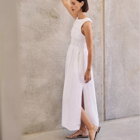 Dissh smocked linen maxi dress - Picture 3 of 3